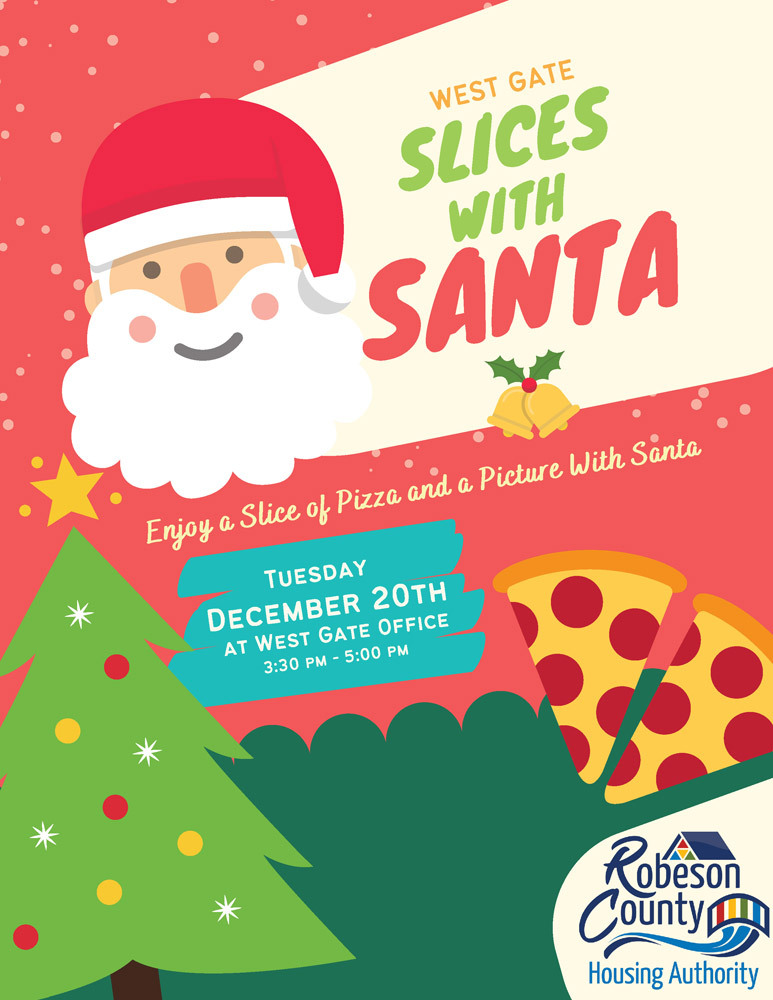Breakfast with Santa flyer with all information as listed above. 