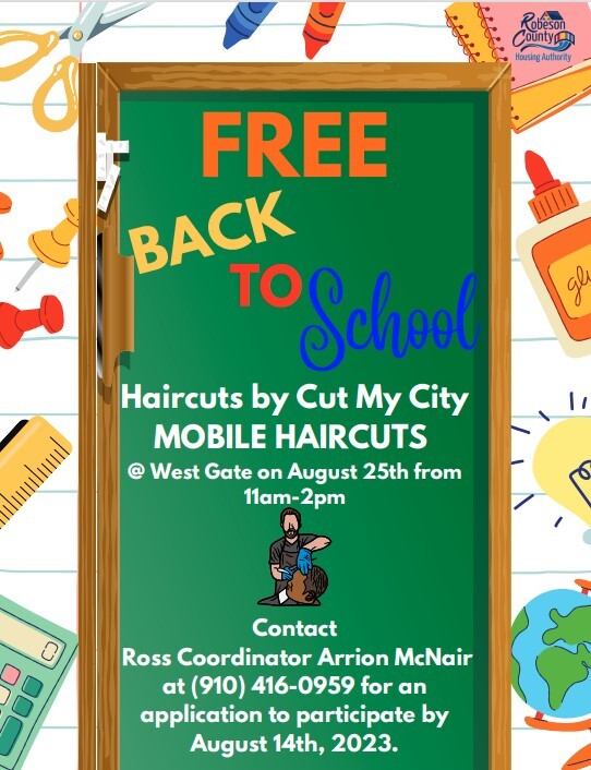 Back to School Haircuts by Cut my City Flyer. All information on flyer is listed above.